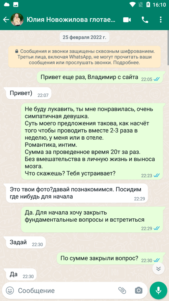 Проститутка Юлия Семенова (Новожилова) Олеговна — Санкт-Петербург, снимок 7