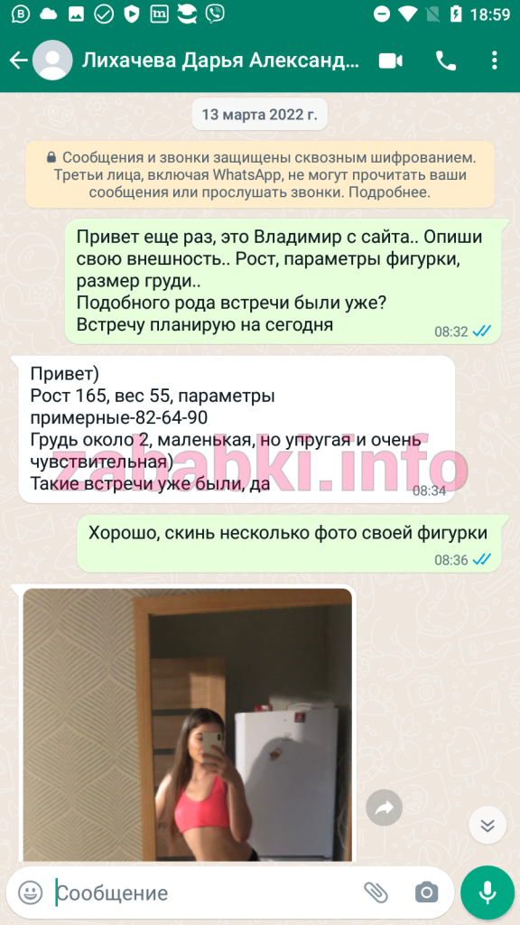 Проститутка Лихачева Дарья Александровна, снимок 5