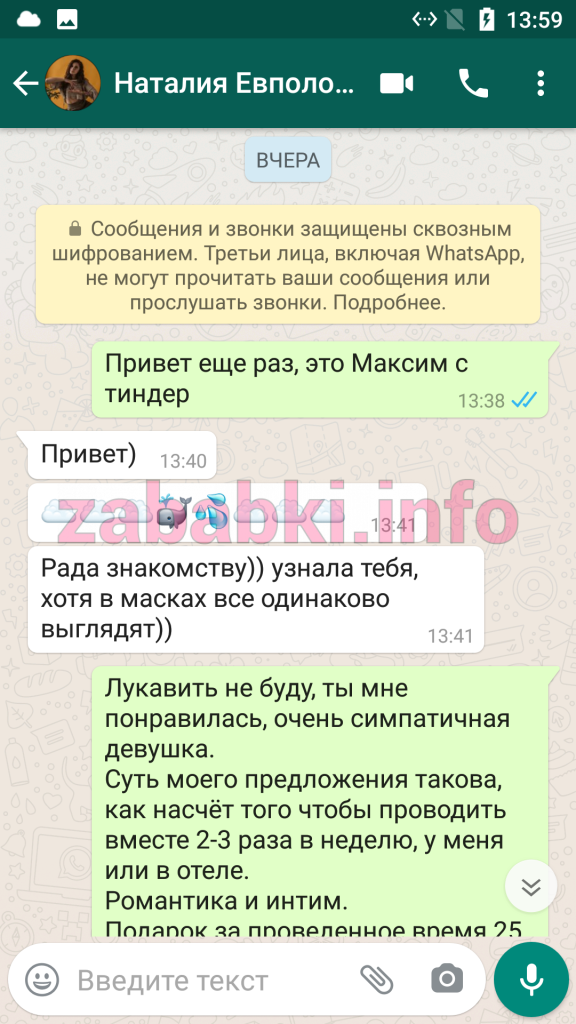 Проститутка Евполова Наталия Александровна, снимок 2