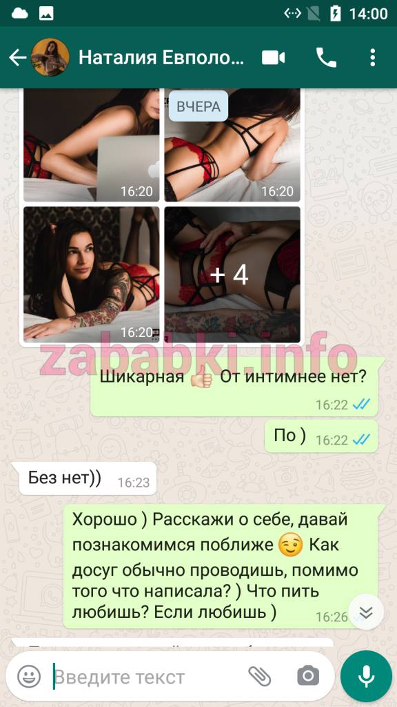 Проститутка Евполова Наталия Александровна, снимок 6