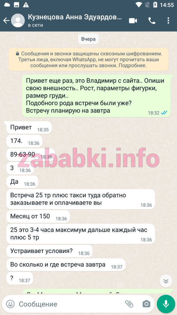 Проститутка Кузнецова Анна Эдуардовна — Москва, снимок 8