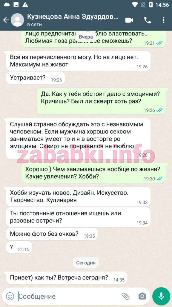 Проститутка Кузнецова Анна Эдуардовна — Москва, снимок 11