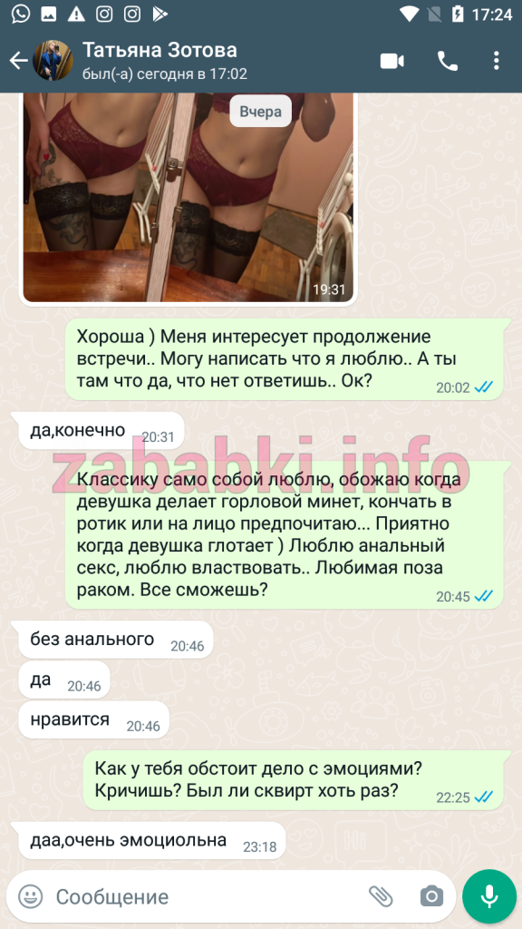 Проститутка Татьяна Зотова, снимок 8