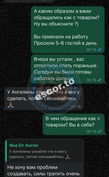 Скрин переписки с Яной Швецовой Скрин переписки с Яной Швецовой