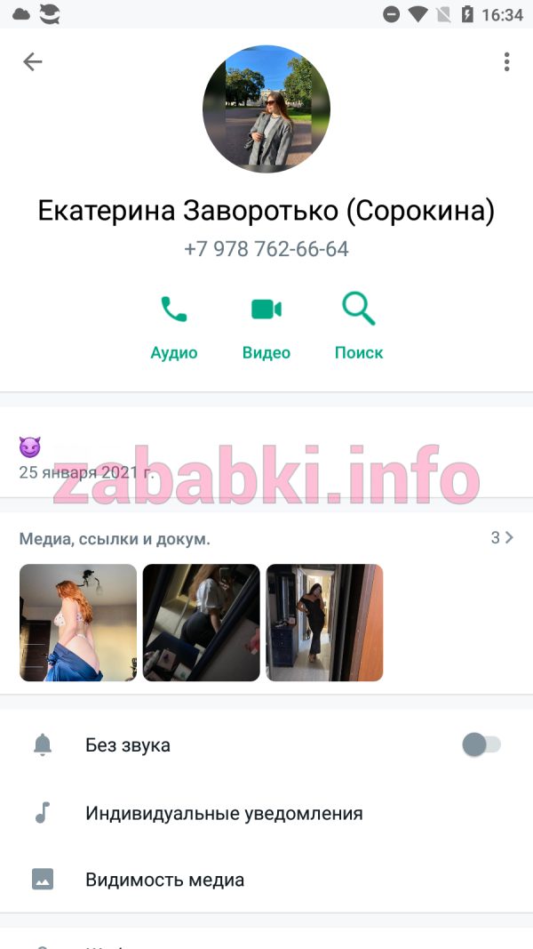 Проститутка Екатерина Заворотько (Сорокина), снимок 3