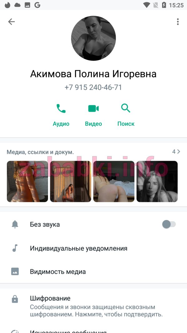 Проститутка Акимова Полина Игоревна — Москва, снимок 3