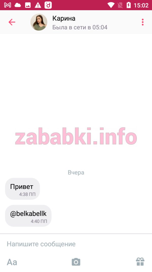 Проститутка Белозерцева Карина Андреевна, снимок 1