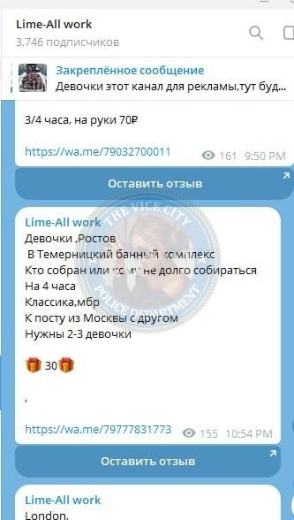 Перчик Анастасия — Москва, слитая анкета
