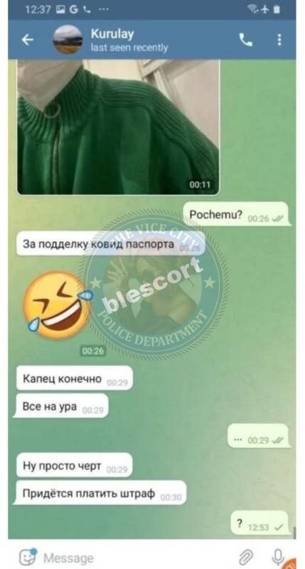 Куралай Досумова — Женева, слитая анкета