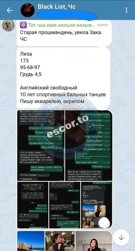 Трещинская Елизавета — Красногорск, слитая анкета