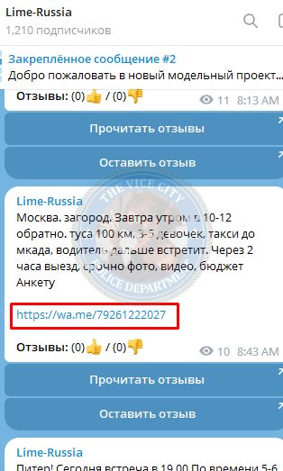 Волокитина Екатерина — Тверь, карточка из ЧС эскорта